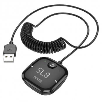 839 р. Модулятор FM плеер bluetooth HOCO HOCO e65 black  с доставкой в г. Керчь. Увеличить фотографию 3
