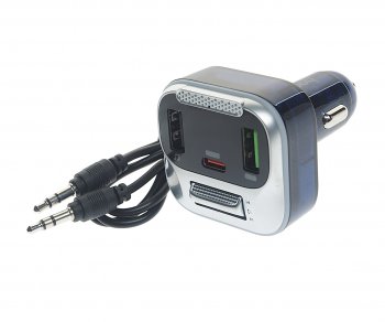 1 499 р. Устройство зарядное в прикуриватель с трансмиттером (bluetooth,hands free) HOCO HOCO e75 тмн-синий  с доставкой в г. Керчь. Увеличить фотографию 1