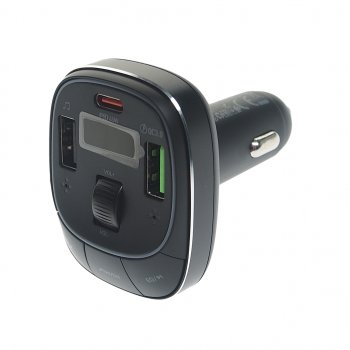 1 669 р. Устройство зарядное в прикуриватель с трансмиттером (bluetooth,hands free) HOCO HOCO e76 черный HOCO e76 черный  с доставкой в г. Керчь. Увеличить фотографию 1