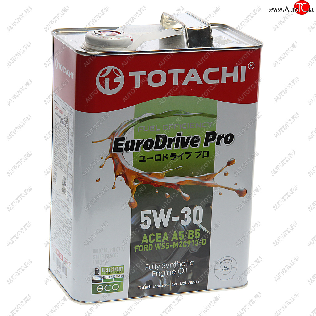 5 399 р. Масло моторное EURODRIVE PRO FE A5B5 5W30 синт.4л TOTACHI TOTACHI e7904  с доставкой в г. Керчь