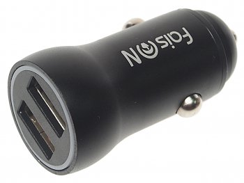 379 р. Устройство зарядное в прикуриватель 2USB 12V FAISON FAISON easy route black  с доставкой в г. Керчь. Увеличить фотографию 1