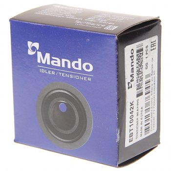 839 р. Ролик ГРМ KIA Bongo 3 (06-),Carnival (00-) (2.9) обводной MANDO MANDO ebt10042k MANDO ebt10042k  с доставкой в г. Керчь. Увеличить фотографию 3