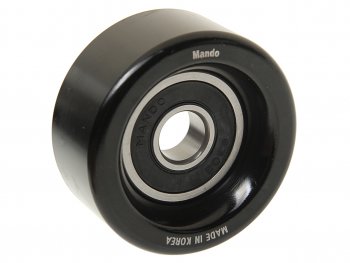 1 499 р. Ролик приводного ремня HYUNDAI Porter 2,Starex H-1 (07-) дв.D4CB KIA Sorento обводной MANDO MANDO ebt10046k  с доставкой в г. Керчь. Увеличить фотографию 1