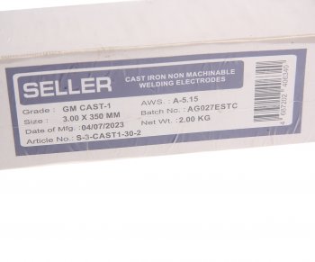 1 649 р. Электрод сварочный d=3.0мм 2кг по чугуну SELLER SELLER e cast-1(цч-4)  с доставкой в г. Керчь. Увеличить фотографию 2