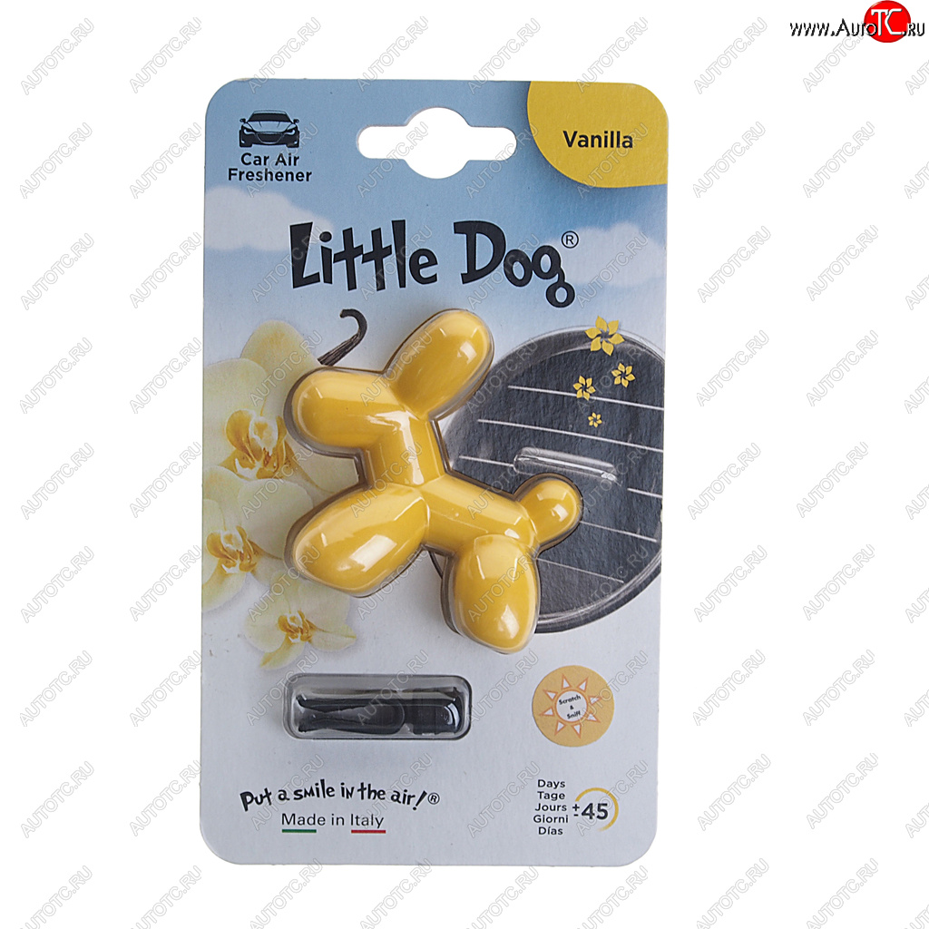 299 р. Ароматизатор на дефлектор полимерный (Ваниль) Little Dog DRIVE INT DRIVE INT ed0101  с доставкой в г. Керчь