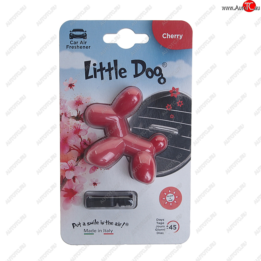 295 р. Ароматизатор на дефлектор полимерный (Вишня) Little Dog DRIVE INT DRIVE INT ed0404  с доставкой в г. Керчь