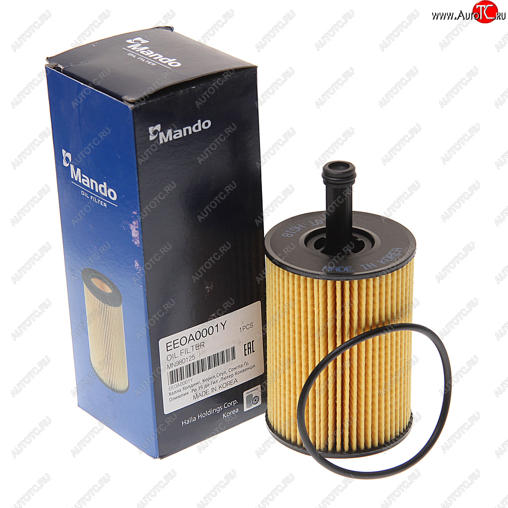 220 р. Фильтр масляный VW T5 (03-),Passat (05-),Touran,Tiguan AUDI A3,A4,A6 SKODA Octavia (TDI) MANDO MANDO eeoa0001y MANDO eeoa0001y  с доставкой в г. Керчь