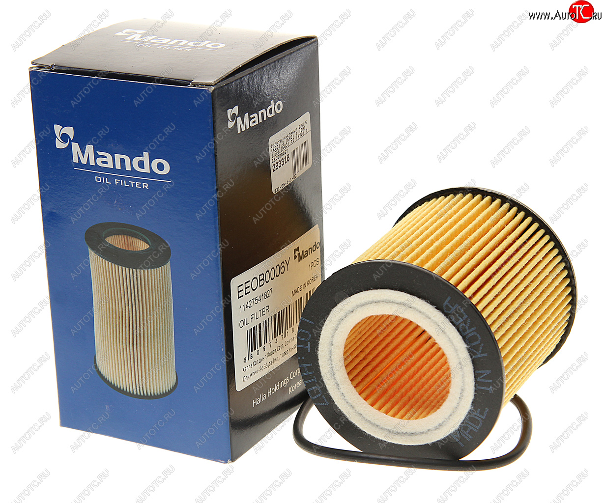 245 р. Фильтр масляный BMW 5 (E60),3 (E90),1 (E81),X3 (E83),X5 (E70),7 (E65),6 (E63) MANDO MANDO eeob0006y  с доставкой в г. Керчь