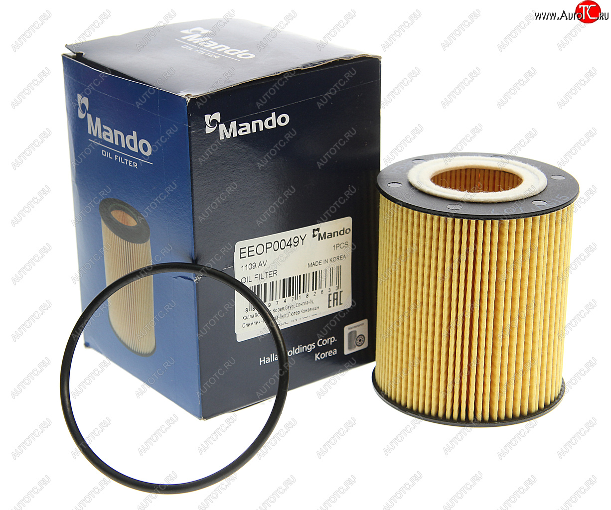 379 р. Фильтр масляный PEUGEOT 407 CITROEN C5,C6 (3.0 HDI) MANDO MANDO eeop0049y MANDO eeop0049y  с доставкой в г. Керчь