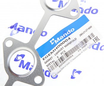 639 р. Прокладка коллектора HYUNDAI Santa Fe (06-) выпускного MANDO MANDO egemh00004 MANDO egemh00004  с доставкой в г. Керчь. Увеличить фотографию 2