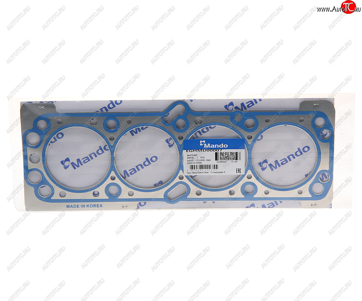 1 599 р. Прокладка головки блока CHEVROLET Aveo (06-),Lacetti (06-) (M) MANDO MANDO eghmd00007  с доставкой в г. Керчь