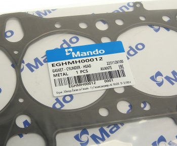 1 159 р. Прокладка головки блока HYUNDAI Accent (99-),Getz,Elantra (00-) (1.5/1.6) (M) MANDO MANDO eghmh00012 MANDO eghmh00012  с доставкой в г. Керчь. Увеличить фотографию 2