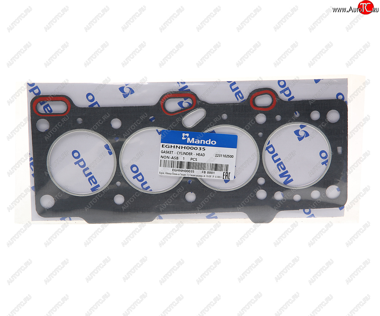 236 р. Прокладка головки блока HYUNDAI Atos (98-) (0.8) (AF) MANDO MANDO eghnh00035  с доставкой в г. Керчь