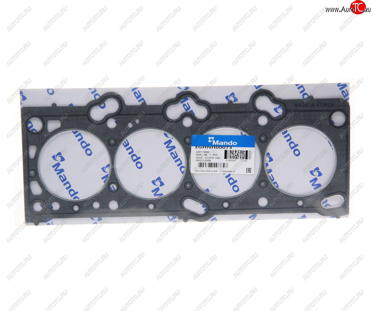 248 р. Прокладка головки блока HYUNDAI Elantra (96-) (1.8/2.0) (AF) MANDO MANDO eghnh00073 MANDO eghnh00073  с доставкой в г. Керчь
