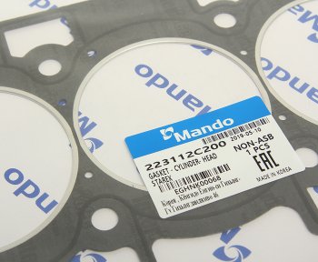 729 р. Прокладка головки блока HYUNDAI Starex H-1 (08-) (2.4) (AF) MANDO MANDO eghnk00068 MANDO eghnk00068  с доставкой в г. Керчь. Увеличить фотографию 2