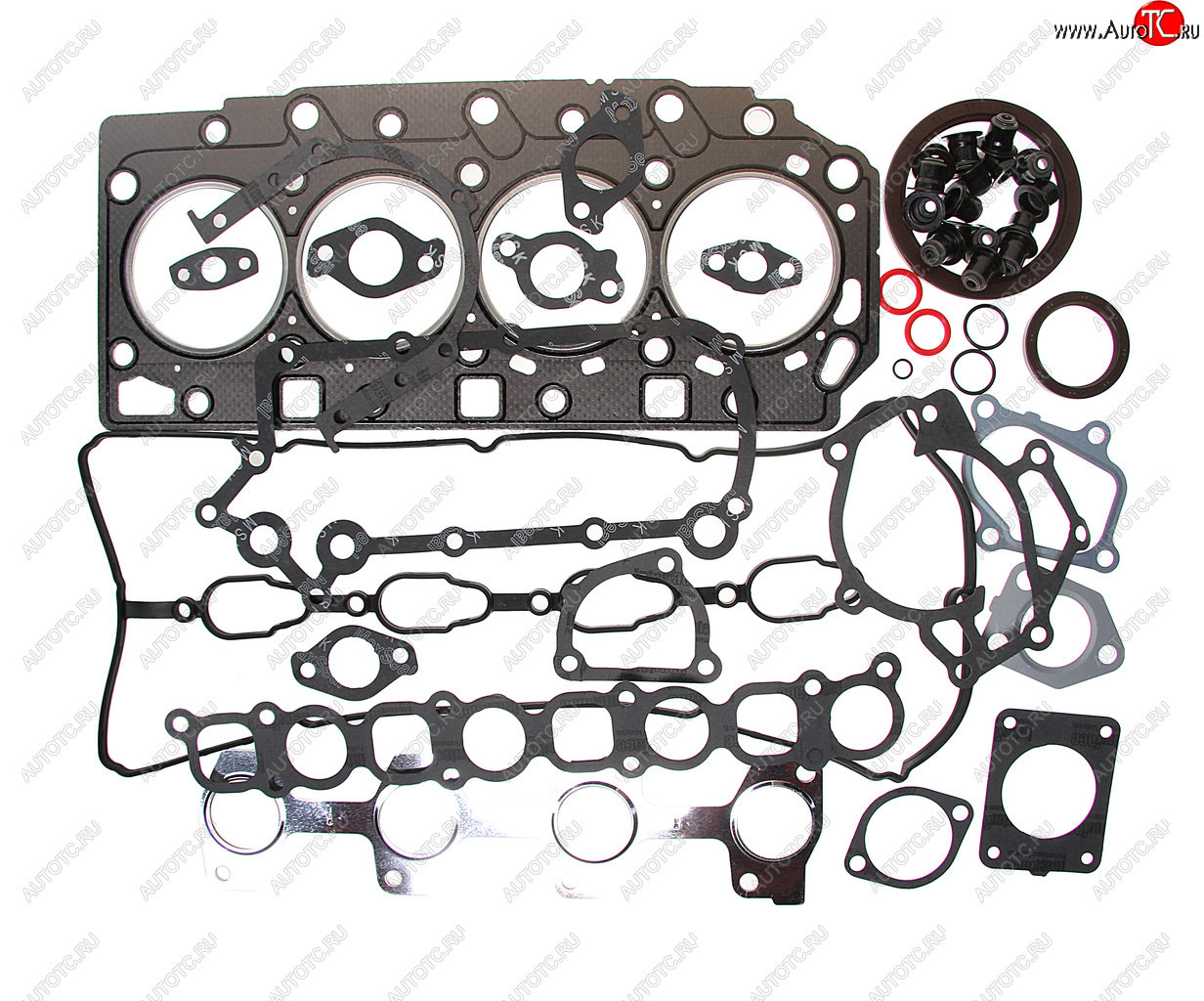 4 549 р. Прокладка двигателя KIA Sorento (02-) (2.5) комплект (t=1.00) (G) MANDO MANDO egogk00012  с доставкой в г. Керчь