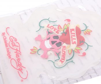 83 р. Коврик на панель приборов противоскользящий прозрачный Love Kills Slowly ED HARDY ED HARDY eh-00128t  с доставкой в г. Керчь. Увеличить фотографию 3
