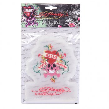 83 р. Коврик на панель приборов противоскользящий прозрачный Love Kills Slowly ED HARDY ED HARDY eh-00128t  с доставкой в г. Керчь. Увеличить фотографию 1