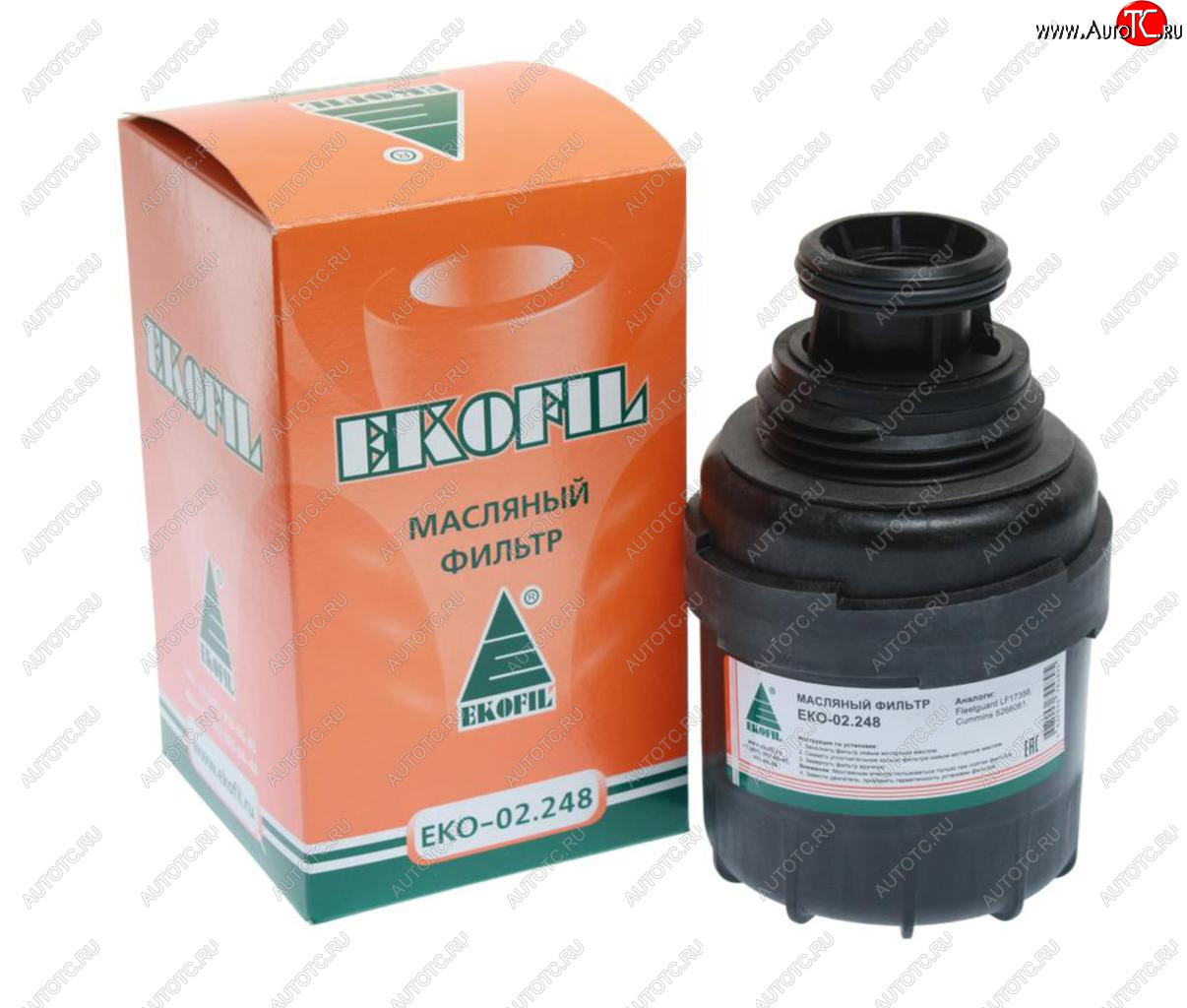 789 р. Фильтр масляный ГАЗ-3302 (дв.CUMMINS) EKOFIL EKOFIL eko-02.248  с доставкой в г. Керчь