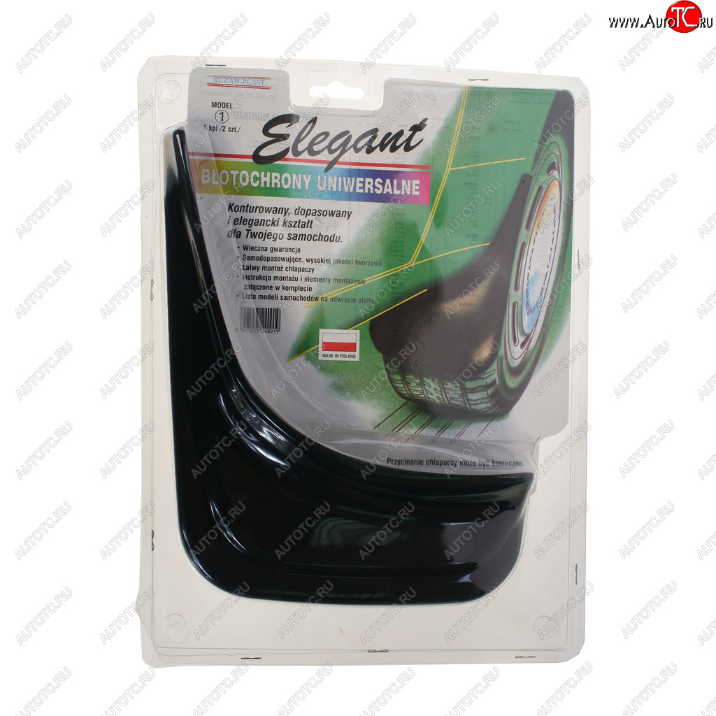 1 189 р. Брызговик универсальный передний комплект 2шт. ELEGANT ELEGANT элегант №1  с доставкой в г. Керчь