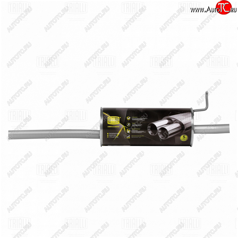 2 499 р. Глушитель ЛАДА Largus RENAULT Logan (11-) TRIALLI TRIALLI emm0120 TRIALLI emm0120  с доставкой в г. Керчь