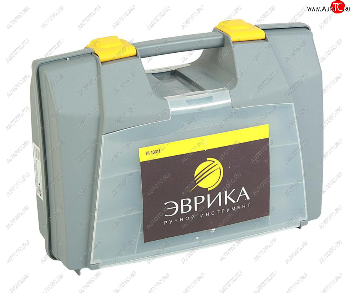 879 р. Ящик для инструмента 400х310х160мм с прозрачными органайзерами ЭВРИКА ЭВРИКА er-10311  с доставкой в г. Керчь