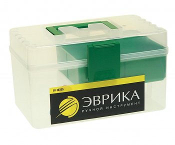 Ящик для инструмента 280х165х163мм прозрачный ЭВРИКА ЭВРИКА er-10335