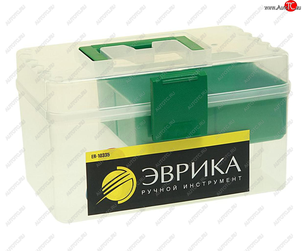 281 р. Ящик для инструмента 280х165х163мм прозрачный ЭВРИКА ЭВРИКА er-10335  с доставкой в г. Керчь