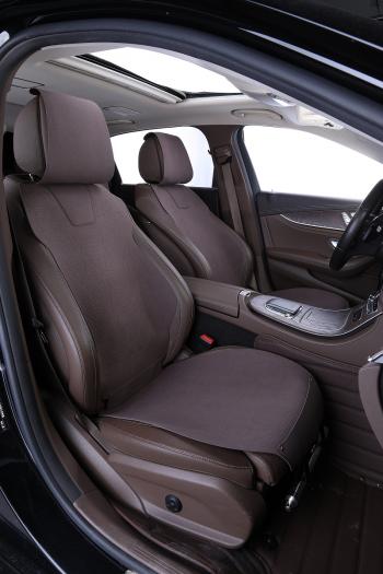 Накидка на сиденье (на весь салон Air Plus алькантара) Автопилот  (коричневый)