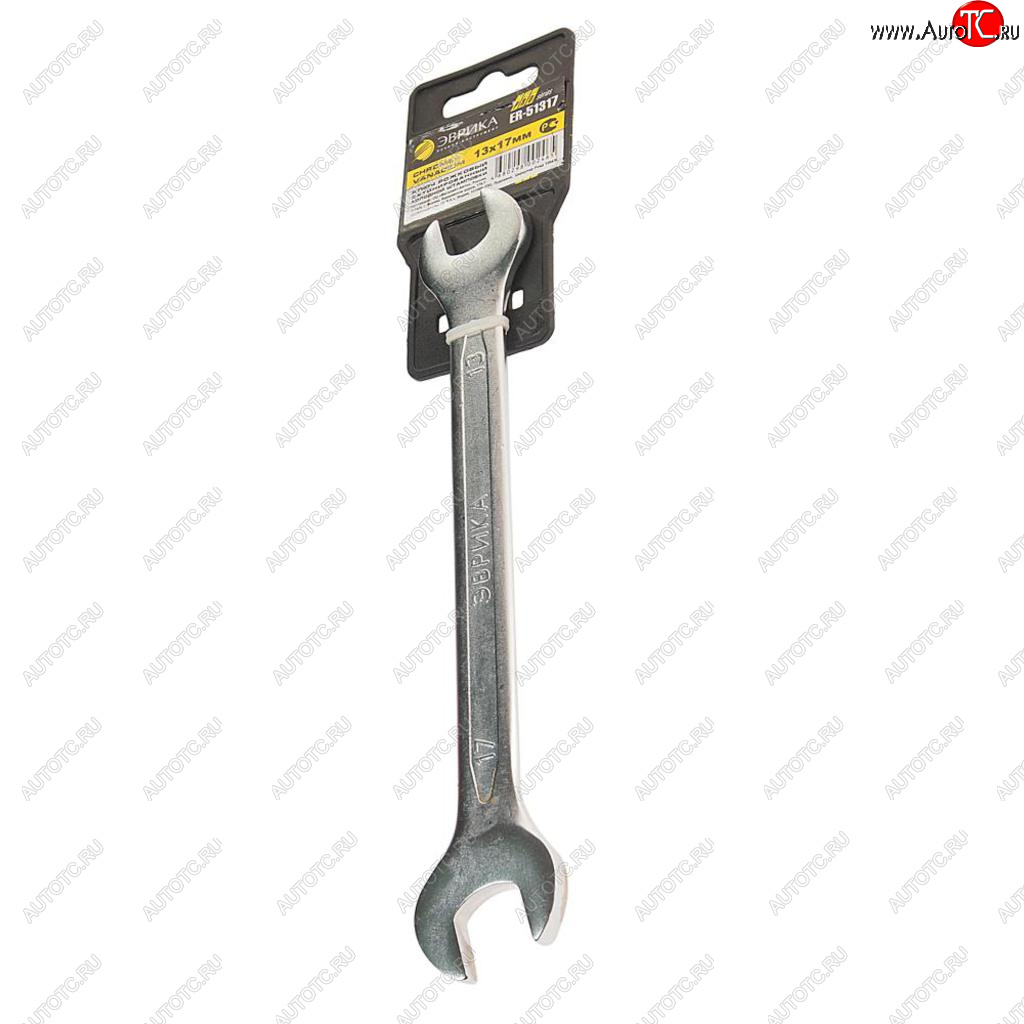 128 р. Ключ рожковый 13х17мм CrV Pro ЭВРИКА ЭВРИКА er-51317  с доставкой в г. Керчь