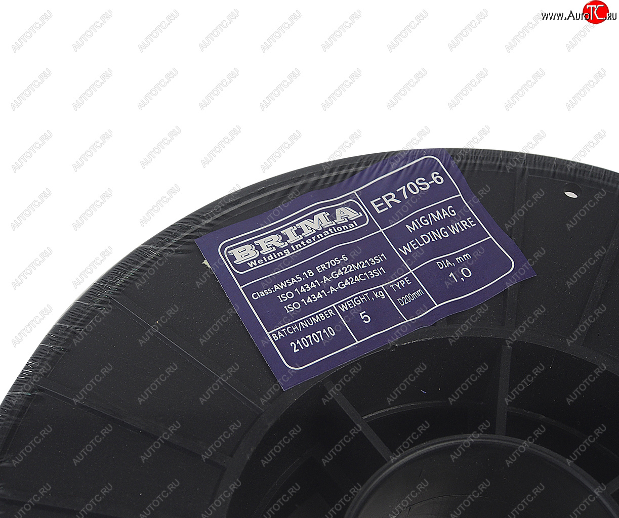 1 279 р. Проволока сварочная d=1.0мм 5.0кг омедненная BRIMA BRIMA er70s-6-1 d=1.0мм5кг  с доставкой в г. Керчь