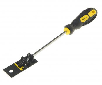 57 р. Отвертка TORX T30х150мм магнитная с противоскользящей ручкой (с держателем) ЭВРИКА ЭВРИКА er-7dt-06h  с доставкой в г. Керчь. Увеличить фотографию 1