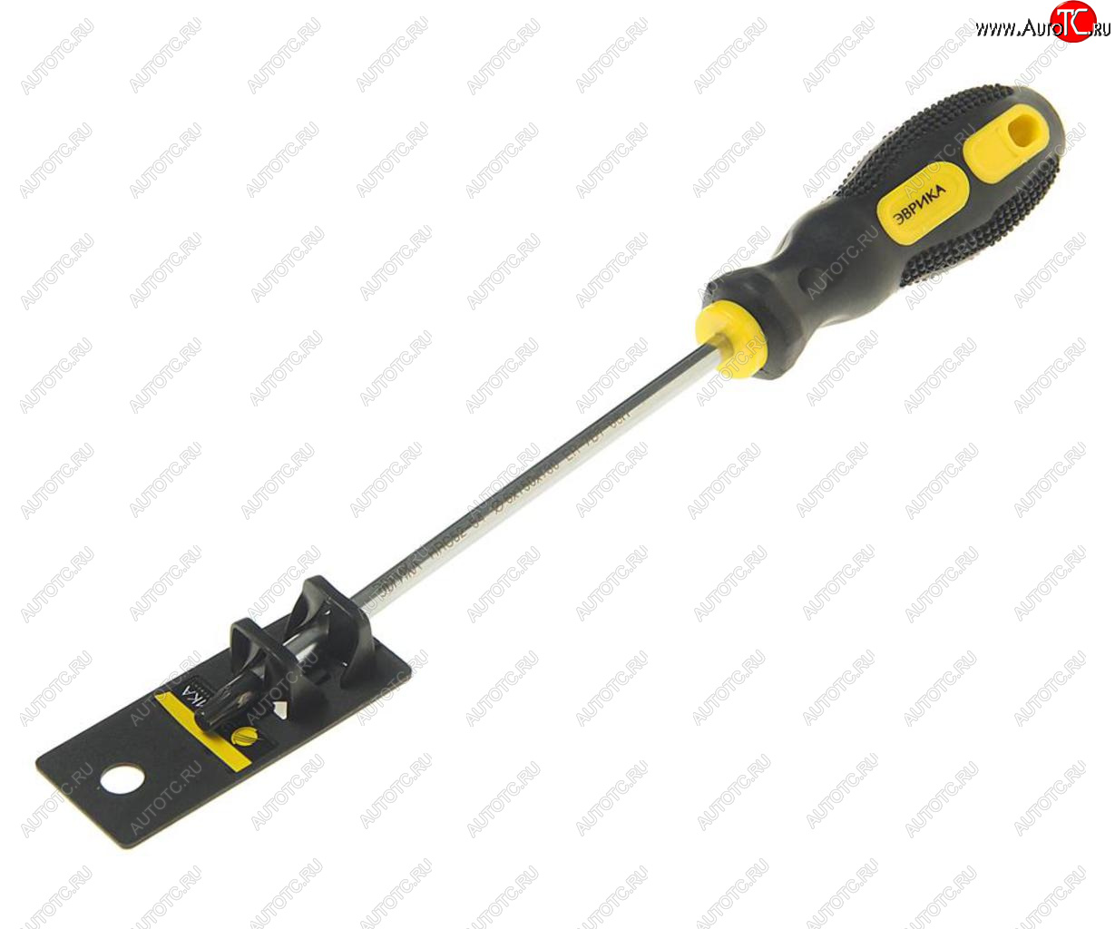 57 р. Отвертка TORX T30х150мм магнитная с противоскользящей ручкой (с держателем) ЭВРИКА ЭВРИКА er-7dt-06h  с доставкой в г. Керчь