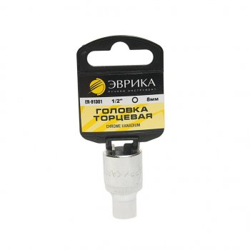 94 р. Головка торцевая 12 08мм с держателем ЭВРИКА ЭВРИКА er-91301h  с доставкой в г. Керчь. Увеличить фотографию 1