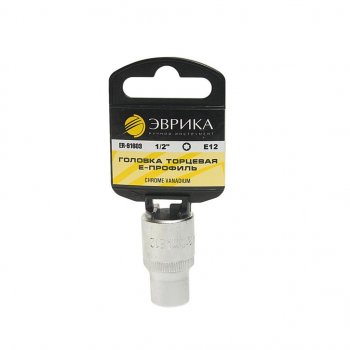 73 р. Головка торцевая 1/2 TORX E12 с держателем ЭВРИКА ЭВРИКА er-91603h ЭВРИКА er-91603h  с доставкой в г. Керчь. Увеличить фотографию 1