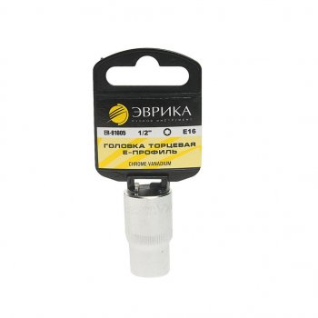 60 р. Головка торцевая 1/2 TORX E16 с держателем ЭВРИКА ЭВРИКА er-91605h ЭВРИКА er-91605h  с доставкой в г. Керчь. Увеличить фотографию 1