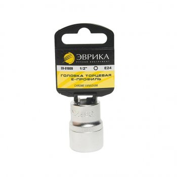 73 р. Головка торцевая 12 TORX E24 с держателем ЭВРИКА ЭВРИКА er-91609h  с доставкой в г. Керчь. Увеличить фотографию 1