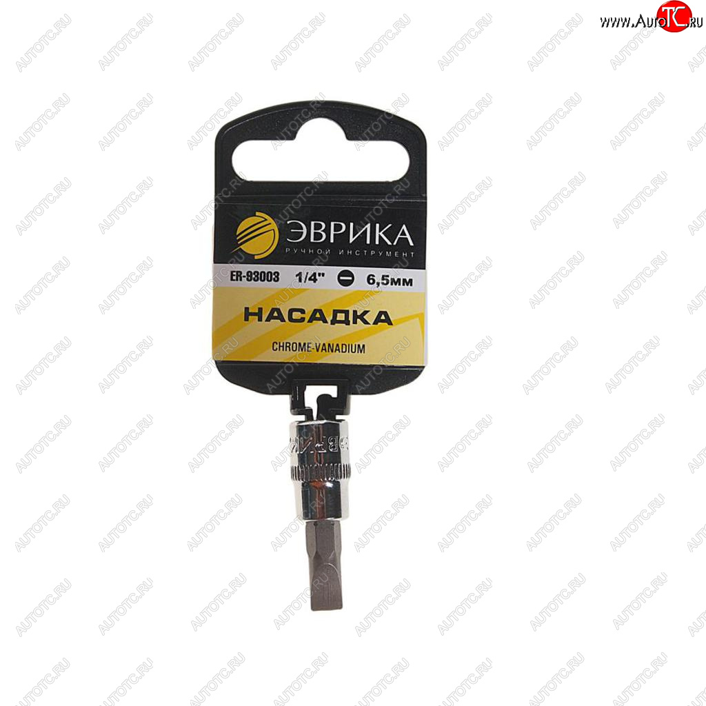 17 р. Бита-головка 14 SL6.5 L=37мм с держателем ЭВРИКА ЭВРИКА er-93003h  с доставкой в г. Керчь