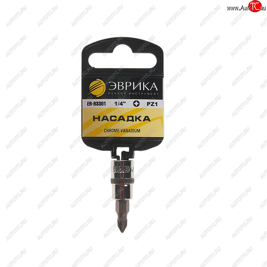 20 р. Бита-головка 1/4 POZIDRIVE PZ 1.0х37мм с держателем ЭВРИКА ЭВРИКА er-93301h ЭВРИКА er-93301h  с доставкой в г. Керчь