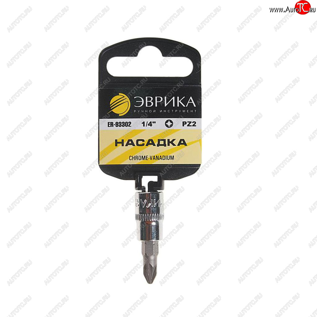 20 р. Бита-головка 14 POZIDRIVE PZ 2.0х37мм с держателем ЭВРИКА ЭВРИКА er-93302h  с доставкой в г. Керчь