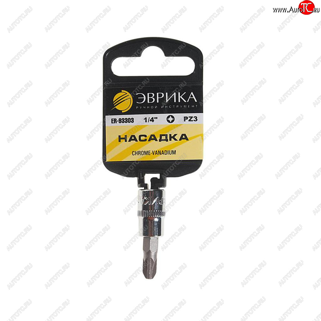 17 р. Бита-головка 14 POZIDRIVE PZ 3.0х37мм с держателем ЭВРИКА ЭВРИКА er-93303h  с доставкой в г. Керчь