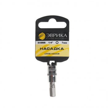 30 р. Бита-головка 14 HEX H7х37мм с держателем ЭВРИКА ЭВРИКА er-93505h  с доставкой в г. Керчь. Увеличить фотографию 1