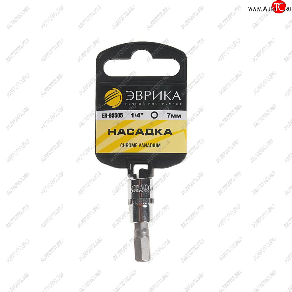 30 р. Бита-головка 14 HEX H7х37мм с держателем ЭВРИКА ЭВРИКА er-93505h  с доставкой в г. Керчь