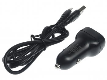 539 р. Устройство зарядное в прикуриватель 1USB 12V кабель micro USB EARLDOM EARLDOM es-cc2m black  с доставкой в г. Керчь. Увеличить фотографию 2
