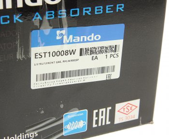 6 649 р. Амортизатор DAEWOO Matiz CHEVROLET Spark (11-) передний правый газовый (АБС) MANDO MANDO est10008w  с доставкой в г. Керчь. Увеличить фотографию 6