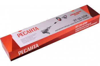 7 349 р. Газонокосилка (триммер) аккумуляторная 20.0В 2.0Ач 7000обмин.,захват 28см, леска РЕСАНТА РЕСАНТА эт-20-2ли  с доставкой в г. Керчь. Увеличить фотографию 6
