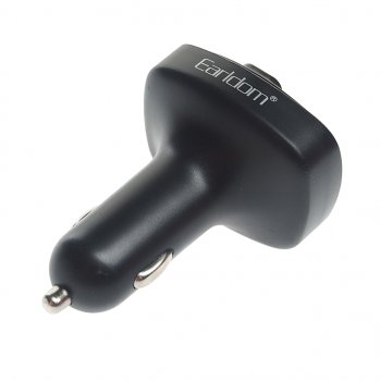 899 р. Устройство зарядное в прикуриватель с трансмиттером (bluetooth,hands free) EARLDOM EARLDOM et-m71 black  с доставкой в г. Керчь. Увеличить фотографию 2
