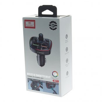 899 р. Устройство зарядное в прикуриватель с трансмиттером (bluetooth,hands free) EARLDOM EARLDOM et-m71 black  с доставкой в г. Керчь. Увеличить фотографию 4