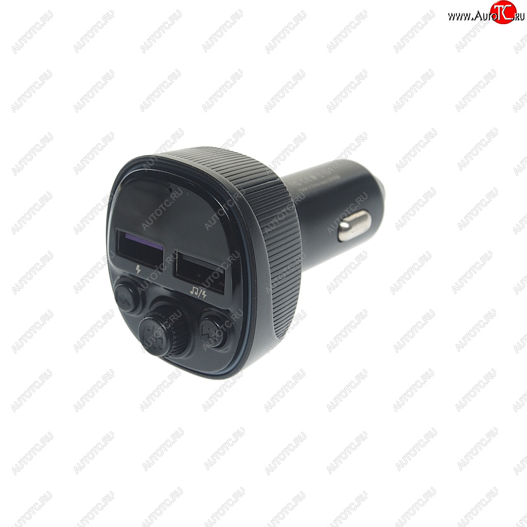 969 р. Устройство зарядное в прикуриватель с трансмиттером (bluetooth,hands free) EARLDOM EARLDOM et-m97 black EARLDOM et-m97 black  с доставкой в г. Керчь