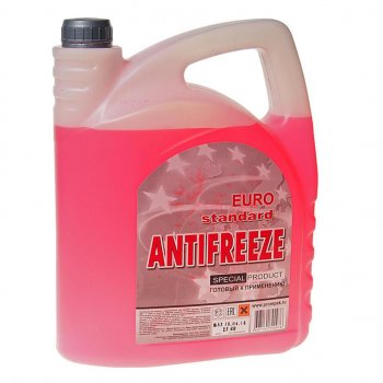 899 р. Антифриз красный -35C 5л EURO STANDARD EURO STANDARD eurored5  с доставкой в г. Керчь. Увеличить фотографию 1